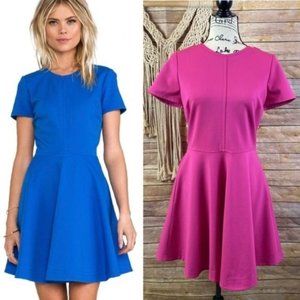 Diane Von Furstenberg | ‘Ivana’ Stretch Ponte Fit & Flare Short Sleeve Dress